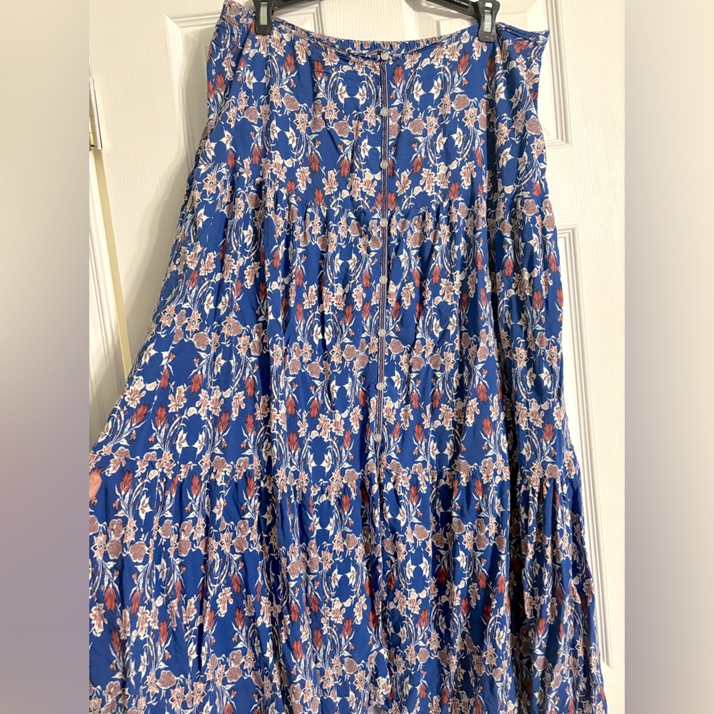 Floral Midi Skirt